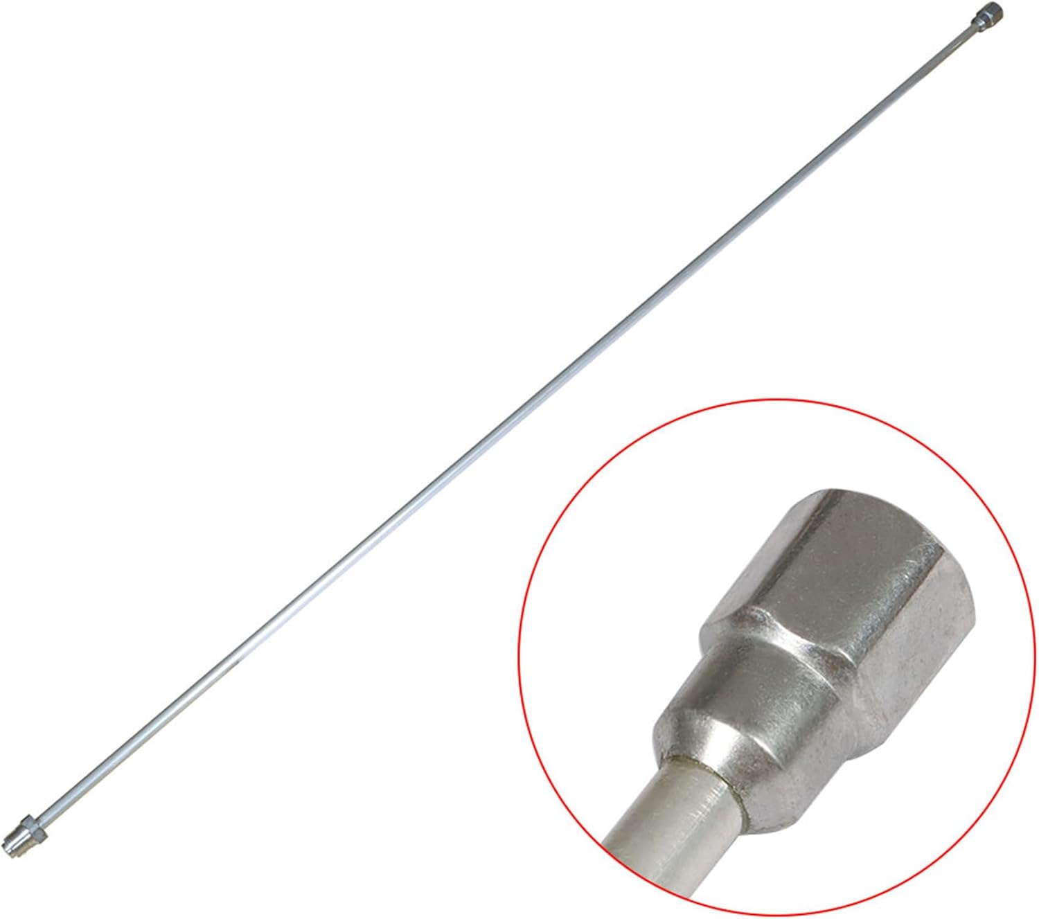 Varilla de extensión de poste de la punta del rociador de pintura sin aire de 59.1 in, extensión del rociador de pintura sin aire de 59 pulgadas
