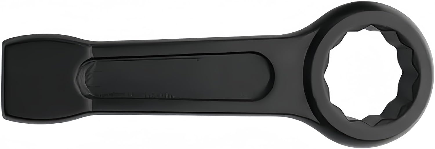 Unifizz Llave de anillo de aleación de acero de 1.181 in Llave de percusión recta Torx llave inglesa, llave de golpeo de extremo de caja, color