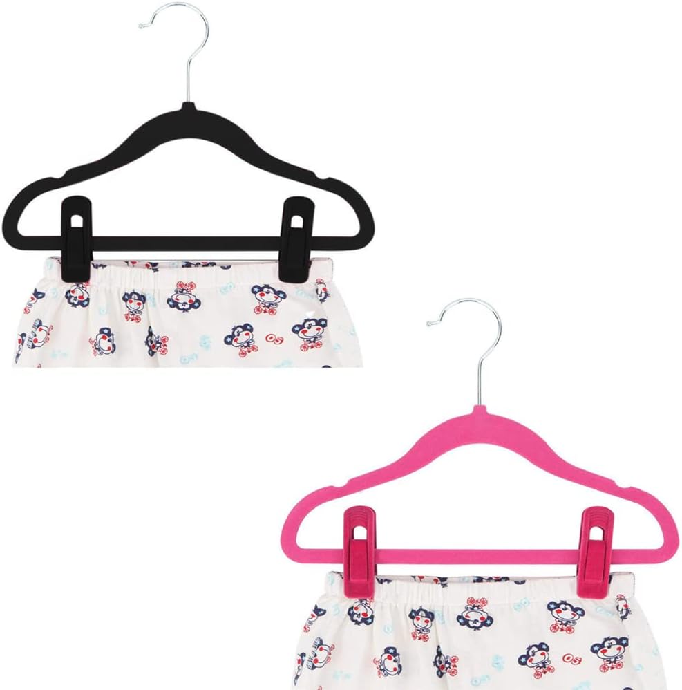Juego de 10 clips de terciopelo antideslizantes para colgar ropa, línea delgada, clips de dedos fuertes, clip extraíble para pantalones para fijar