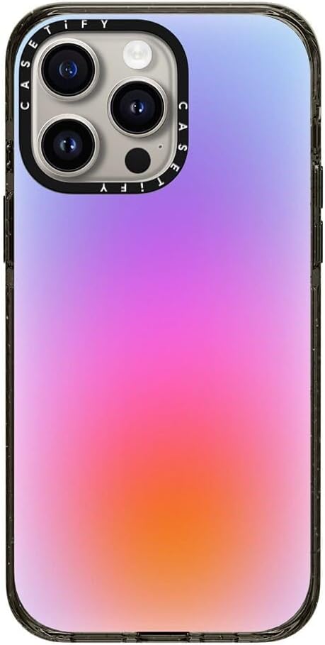 CASETiFY Impact – Funda para iPhone 15 Pro Max 4 veces probada contra caídas de grado militar, protección contra caídas de 8.2 pies, compatible con