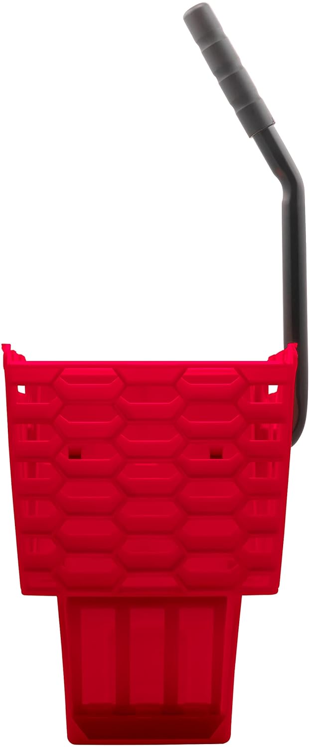 Carlisle FoodService Products Cubo de fregona con escurridor de prensa lateral e inserto de agua sucia para limpieza de pisos, restaurantes, oficina