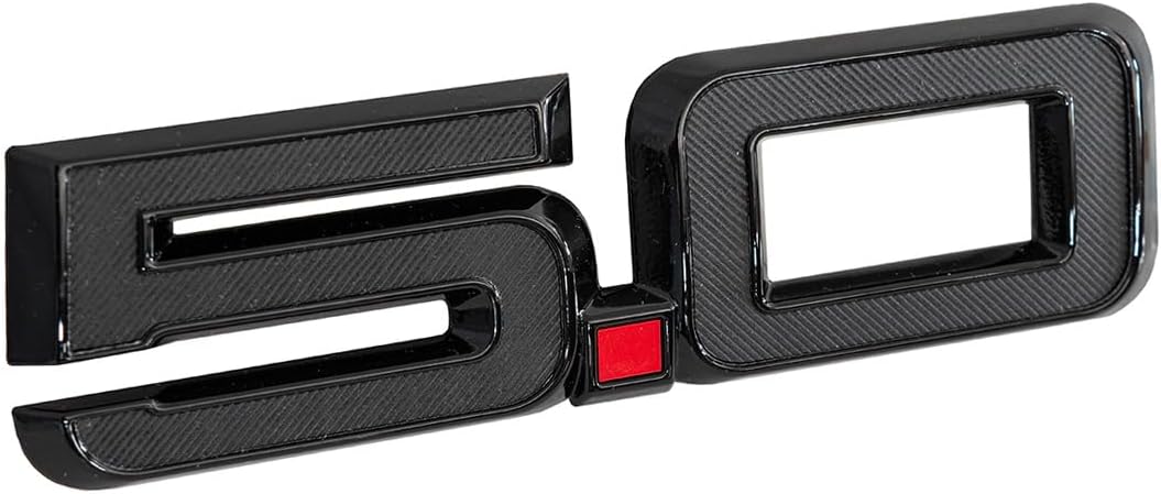 Emblema de guardabarros OEM PR3Z-16228-C negro 5.0 hecho para Ford Mustang GT 2024