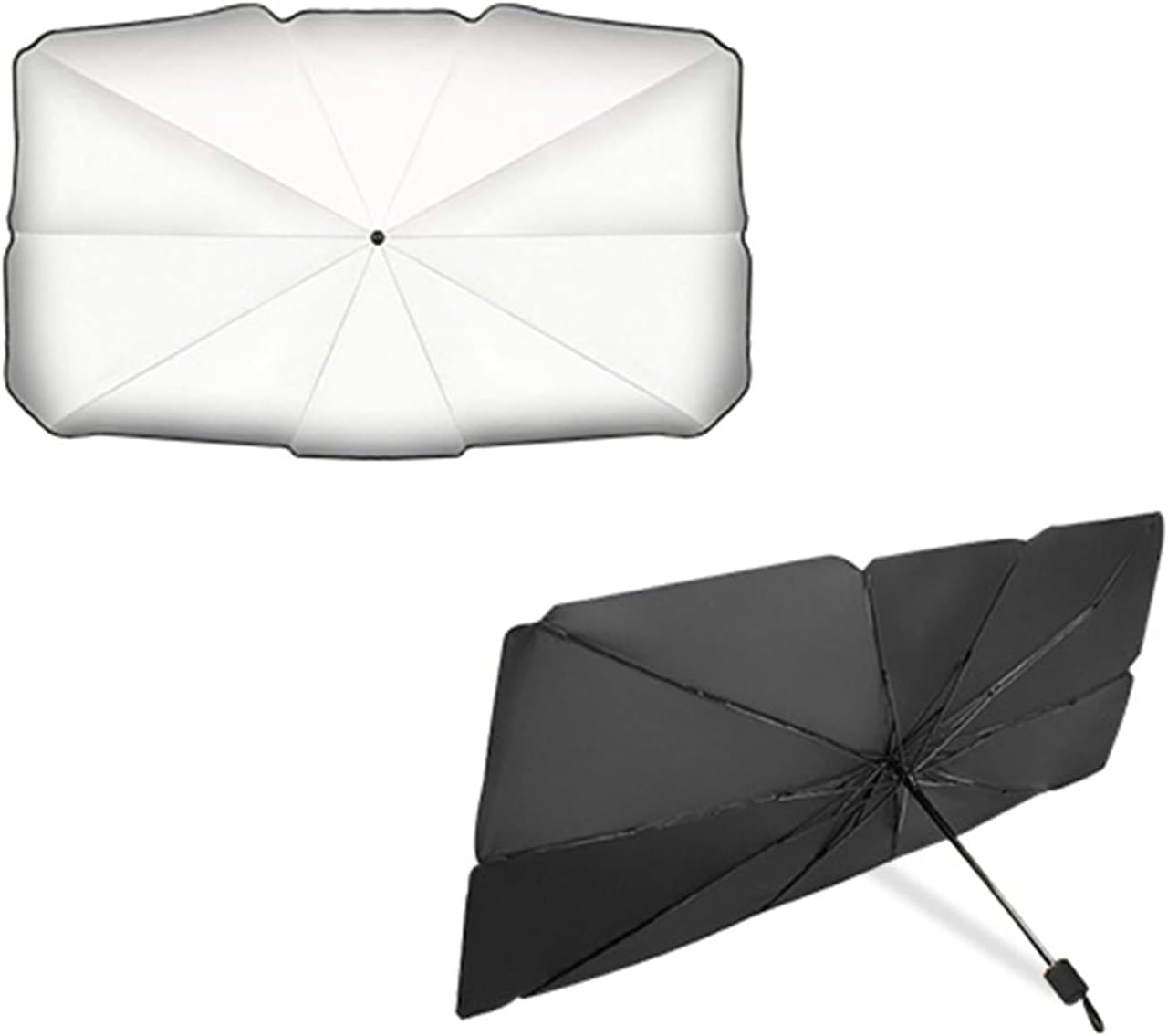 Protector de parasol para ventana delantera de automóvil, protector solar para automóvil, accesorios de protección interior para parabrisas (grande)