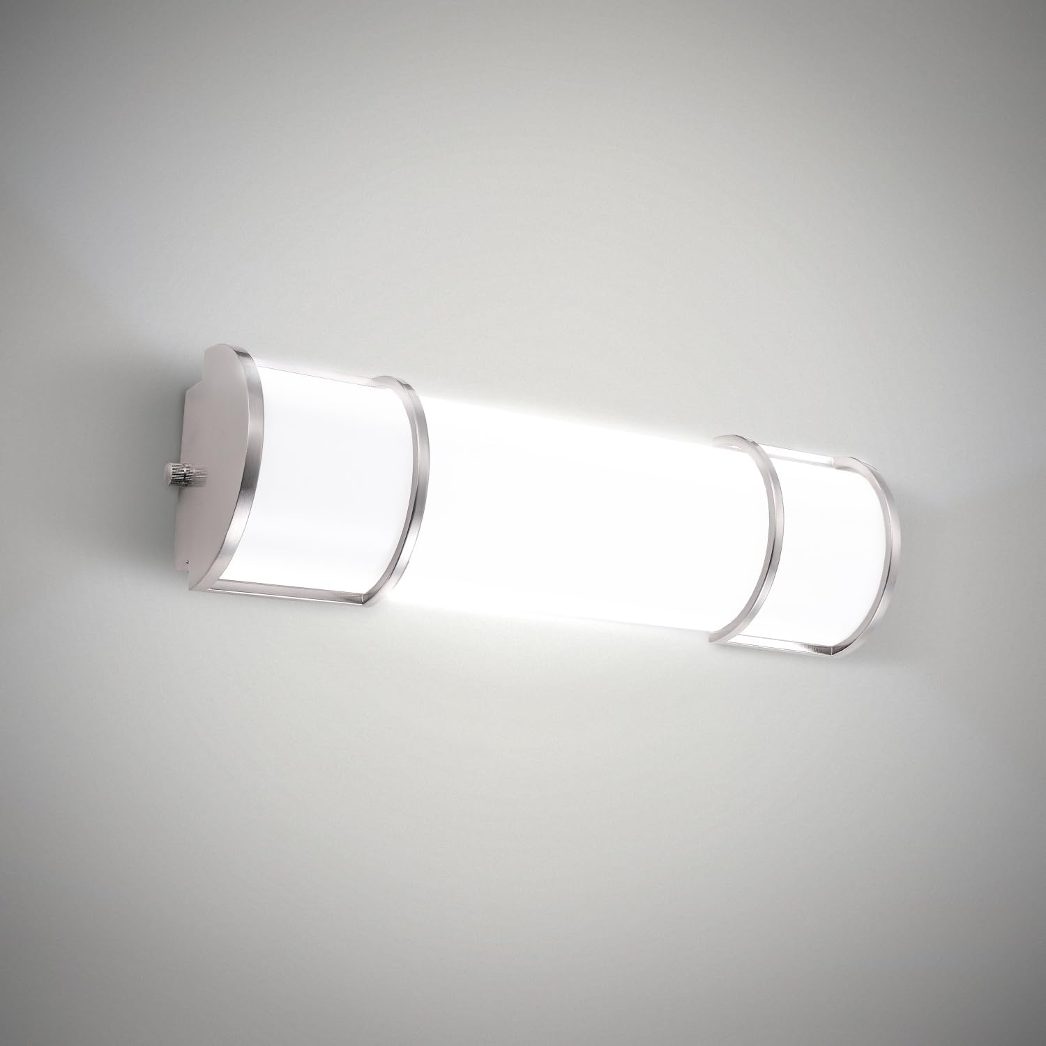 ASD Lámpara LED de montaje empotrado de 18 pulgadas, interruptor de 20 W, 120 V, 1650 lúmenes, 3000 K4000 K5000 K, regulable, no parpadea, Energy