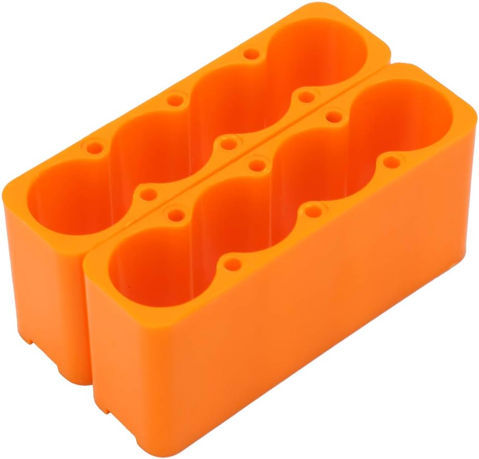 Abrazadera de soldadura de batería, contenedor de batería de plástico industrial, soporte de batería ajustable, accesorio de fijación de soldadura