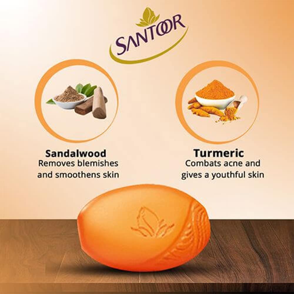 Sandalia y Jabón de Cúrcuma – 3x150gm