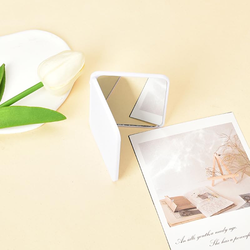 YangQian Espejo compacto para mujeres y niñas, espejo de bolsillo para mujeres, espejos de maquillaje con aumento para mujeres y niñas, espejo