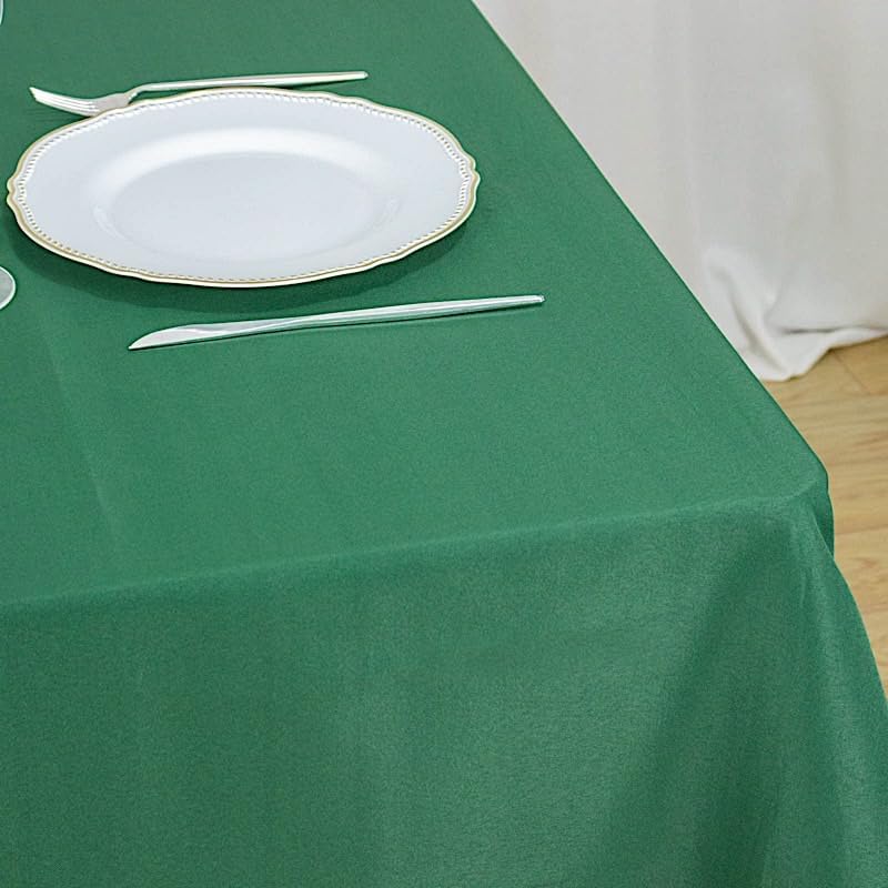 Mantel cuadrado de poliéster de 54 pulgadas color verde cazador de alta calidad, manteles de mesa para bodas, fiestas, eventos, decoración de
