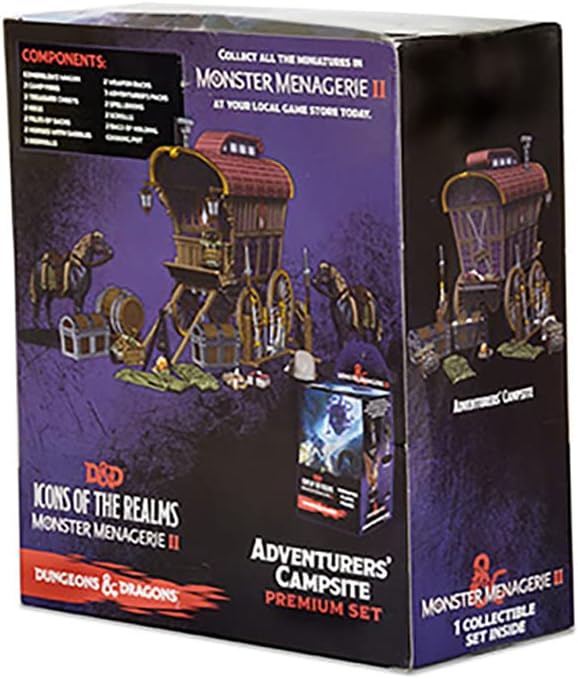 Calabozos y Dragones Icons of The Realms Monster Menagerie 2 Adventurer’s Camping