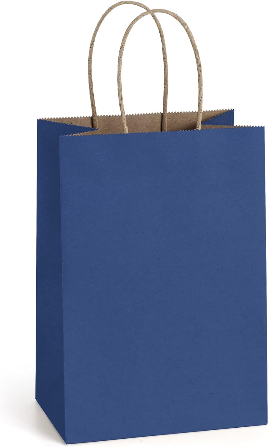 BagDream Bolsas de regalo de papel kraft de 5.25 x 3.75 x 8 pulgadas, pequeñas bolsas de papel con asas, bolsas de regalo para bodas, fiestas,