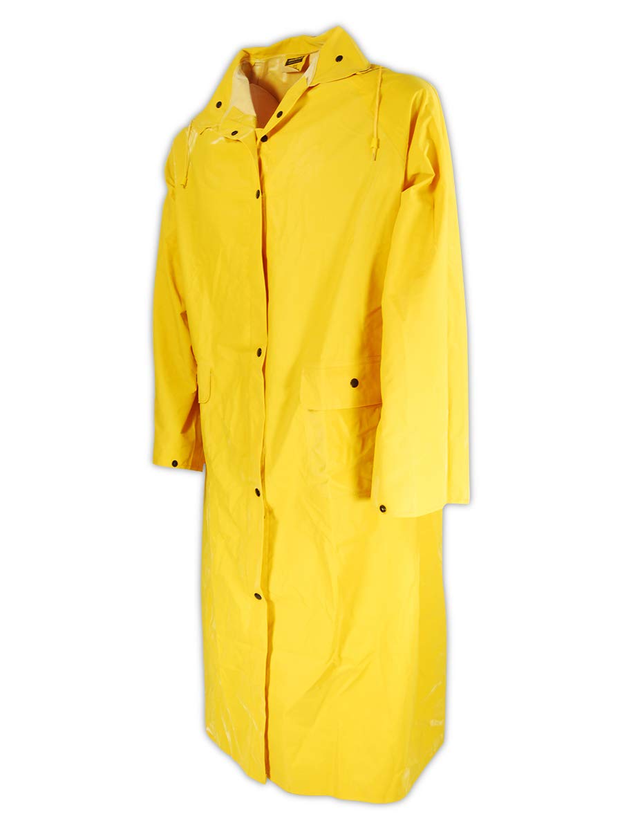 Magid RainMaster Impermeable de cloruro de polivinilo pesado (1 chaqueta), Talla XXXL, Color Amarillo