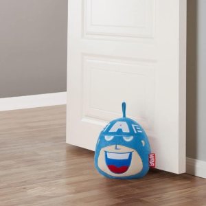 Tope de puerta del Capitán América  Producto oficial de Marvel  Con forma de cabeza de huevo totalmente funcional para el hogar  Almohada de peluche Tope de puerta del Capitán América  Producto oficial de Marvel  Con forma de cabeza de huevo totalmente funcional para el hogar  Almohada de peluche