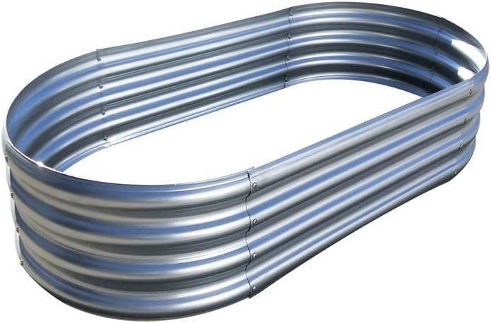 Jardineras de acero galvanizadas para jardín de flores y hierbas