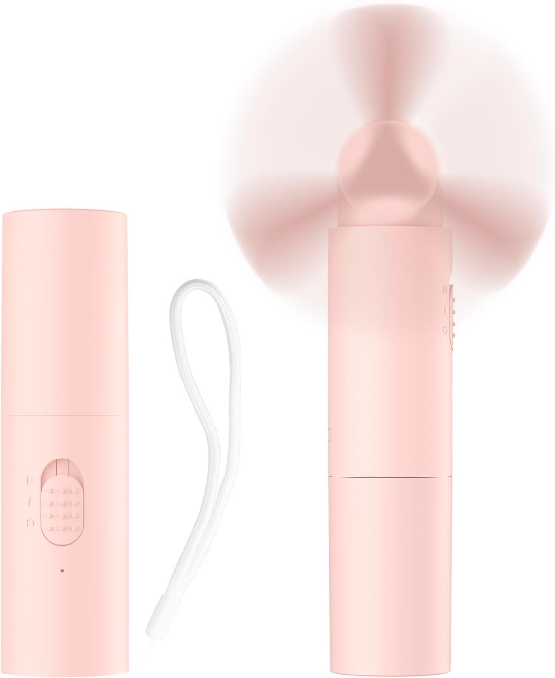 OLV Mini ventilador de mano portátil recargable de 3000 mAh USB alimentado por batería 22+horas de tiempo de funcionamiento, pequeño ventilador de