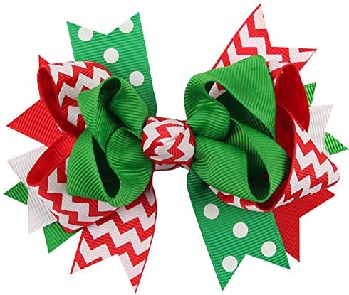 Himine 9pcs Halloween Navidad dibujos animados bowknot horquilla accesorios para niñas
