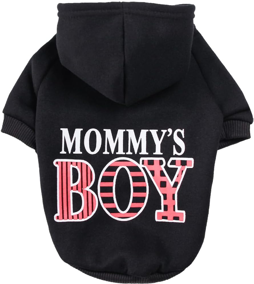 Elledia – Sudadera con capucha para perro de invierno con gorro y gorro de algodón para mascotas, ropa de chihuahua, ropa de peluche