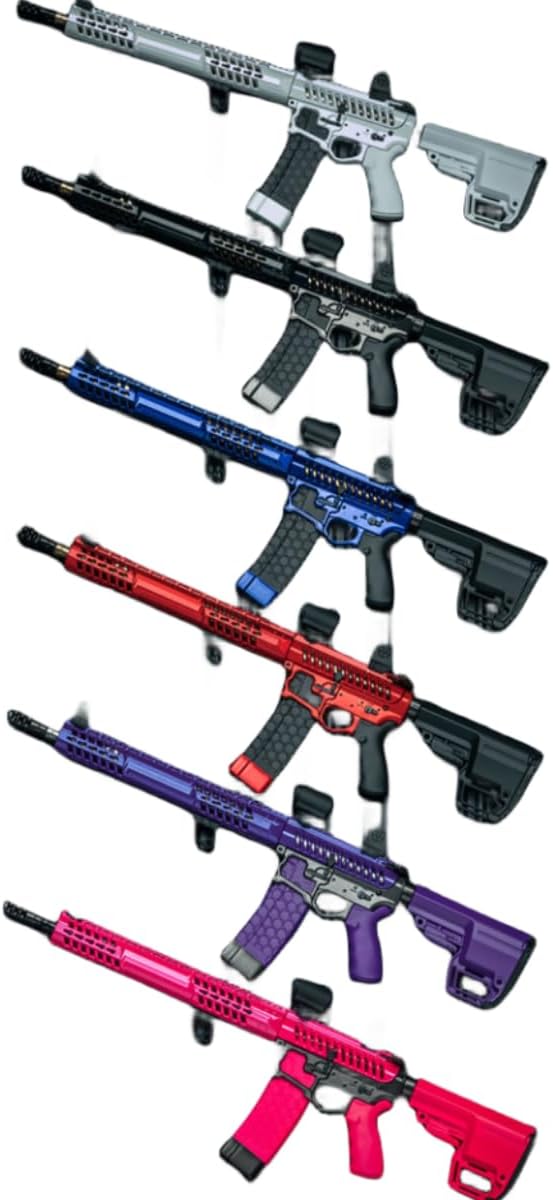 HiPlay Accesorio de figura de acción a escala 16 conjunto de equipo de arma púrpura modelo para figura coleccionable en miniatura de 12 pulgadas