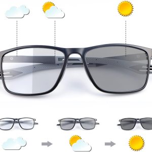 Gafas de sol fotocrómicas progresivas de lectura multifocal, transición, anti UV, lentes de bloqueo de luz azul Gafas de sol fotocrómicas progresivas de lectura multifocal, transición, anti UV, lentes de bloqueo de luz azul