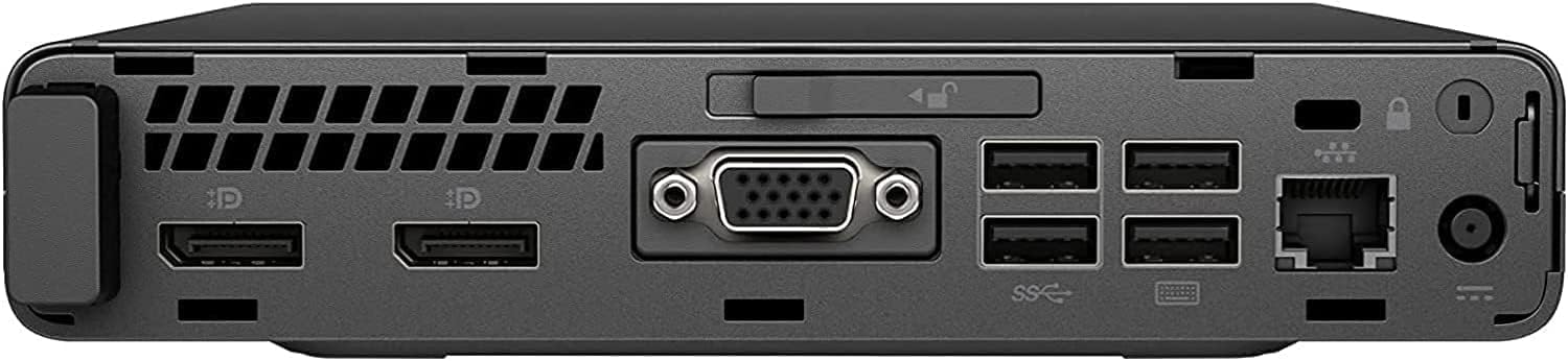 HP EliteDesk – Mini computadora de escritorio con monitor de 24 pulgadas, Intel i7-6700 AX210 Wi-Fi 6e, Bluetooth 5.2, 32 GB de RAM, SSD NVMe de 1
