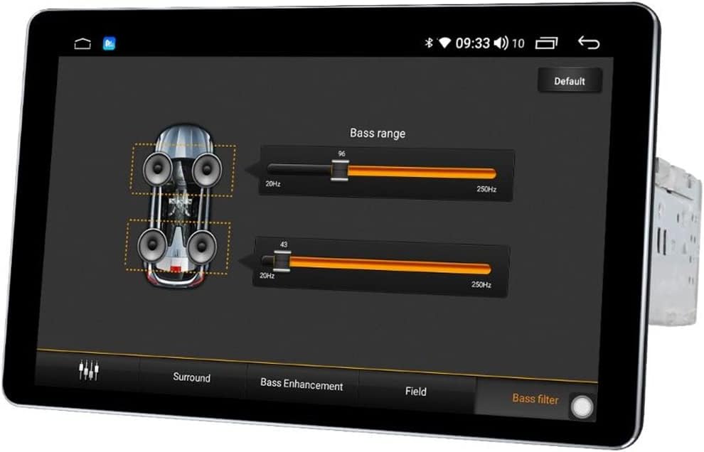 JOYING Radio de coche Android 10.0 de 8 pulgadas con octa Core 1280 x 800 pantalla desmontable en unidad principal de tablero compatible con tarjeta