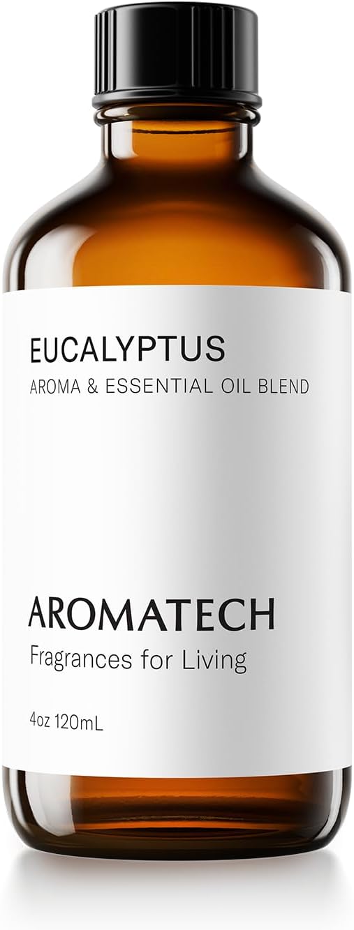 Aromatech Aceite aromático de eucalipto para difusor de aroma, lujosa mezcla de aceites esenciales de aroma, eucalipto, romero, cítricos blancos,