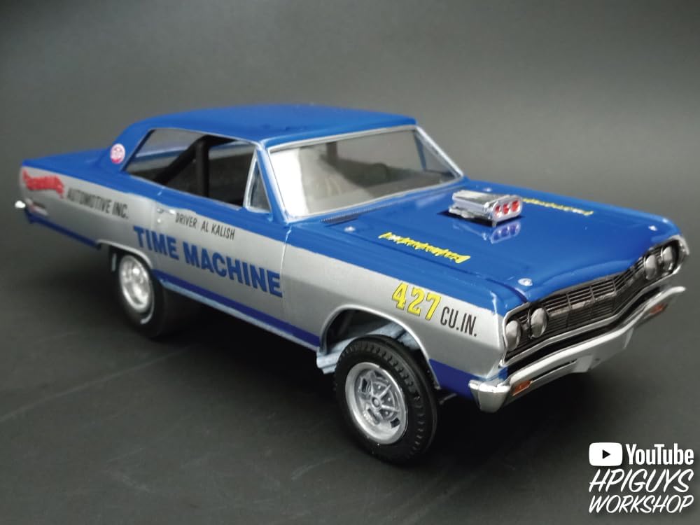 AMT 1965 Chevy Chevelle AWB Time Machine 125 Kit de modelo a escala
