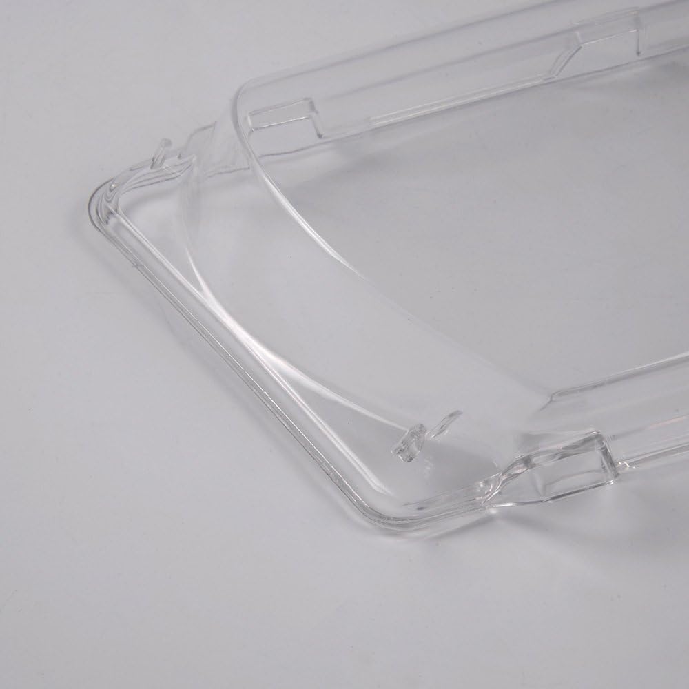 2 piezas de cubierta transparente para faros delanteros compatibles con BMW E46 serie 3 4DR 2002-2005 izquierda derecha delantera cubierta de lente