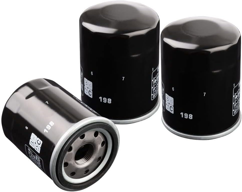 Tusk Paquete de 3 filtros de aceite de primera línea para POLARIS RANGER 1000 Premium 2022-2023
