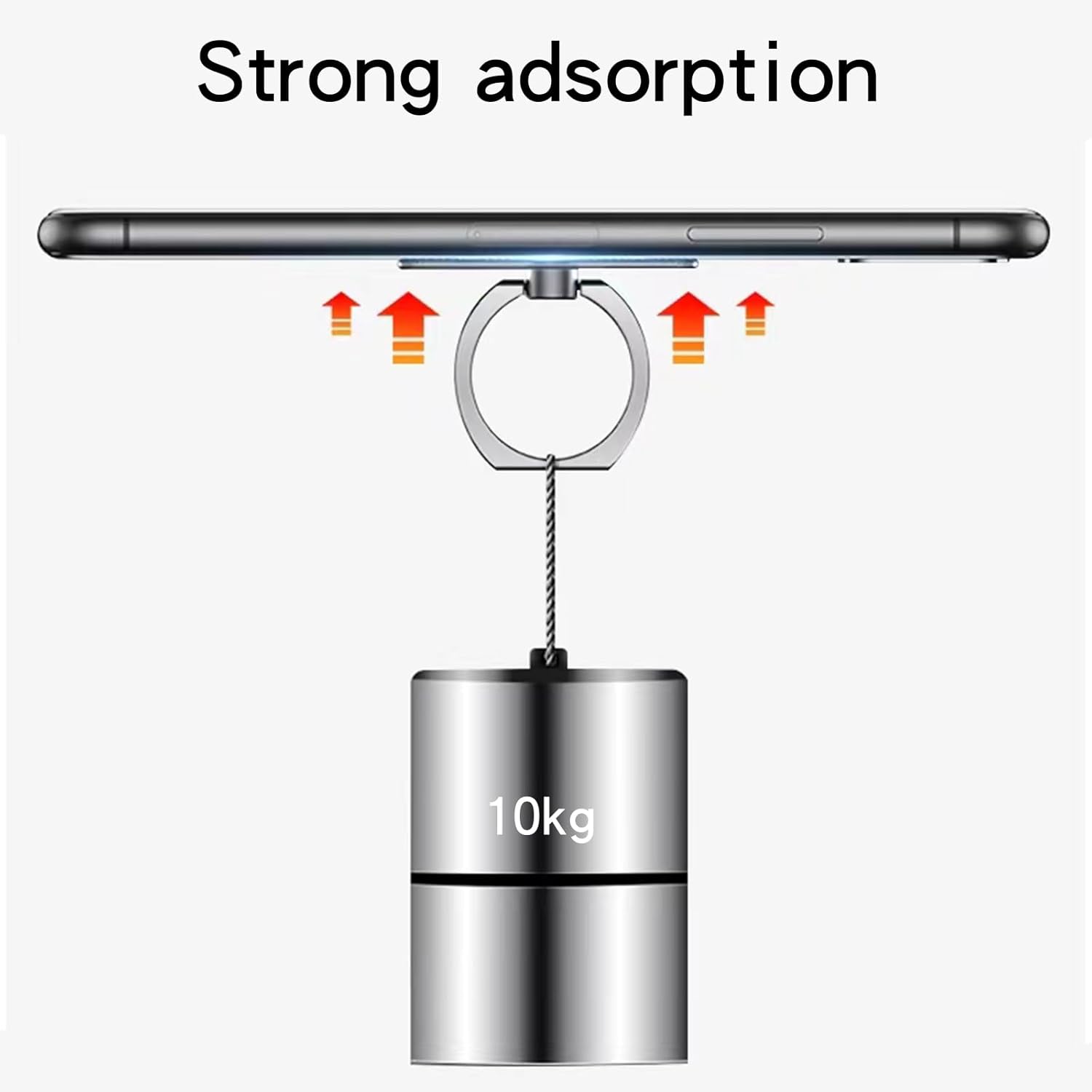 Cavdycidy Bling Metal – Soporte de anillo para teléfono celular, rotación de 360, soporte universal compatible con todos los teléfonos inteligentes