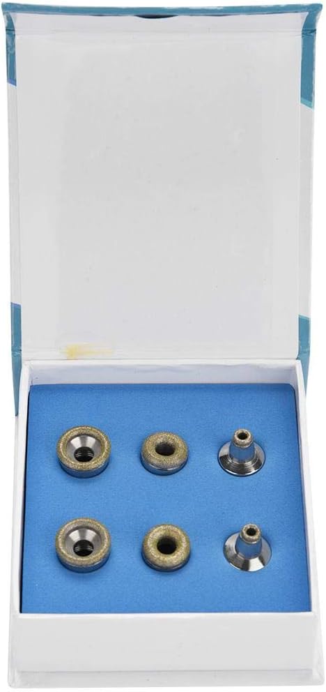 ZJchao Puntas de pelado de piel de diamante de repuesto, juego de filtro de acero inoxidable, herramienta de accesorios de máquina de belleza
