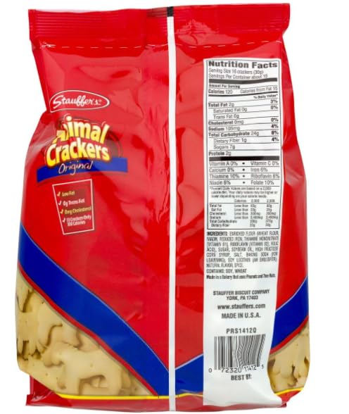 Stauffer’s Animal Crackers 16 oz Original wExit 28 Bargains Sticker (Paquete de 1)