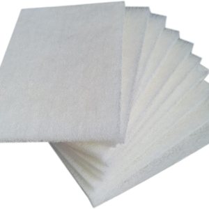 Paquete de 10 almohadillas blancas de primera calidad de uso general de 6 x 9 pulgadas, para raspado, raspado, lijado, preparación de imprimación de Paquete de 10 almohadillas blancas de primera calidad de uso general de 6 x 9 pulgadas, para raspado, raspado, lijado, preparación de imprimación de