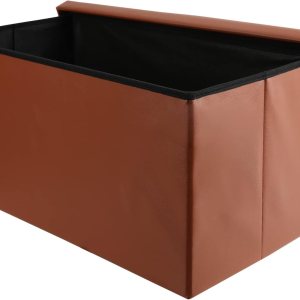 Banco otomano plegable de almacenamiento de 30 pulgadas, otomano de almacenamiento para dormitorio, extremo de la cama, banco con almacenamiento Banco otomano plegable de almacenamiento de 30 pulgadas, otomano de almacenamiento para dormitorio, extremo de la cama, banco con almacenamiento