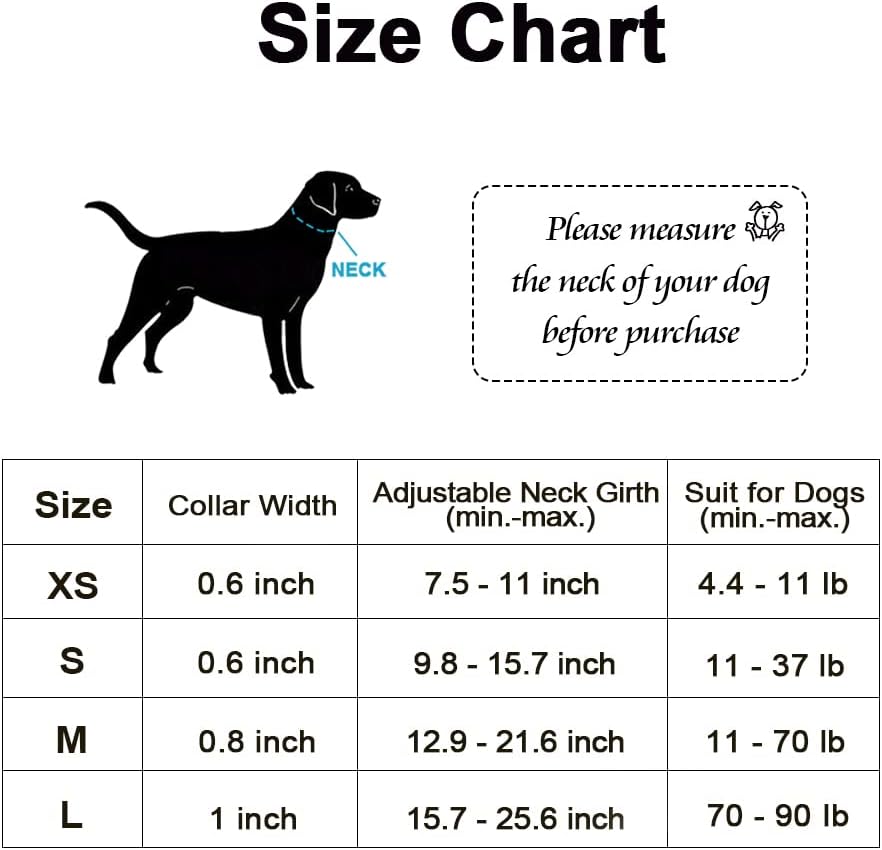 QQPETS Collar reflectante para perro estampado de nailon suave, bonito patrón ajustable para hembras y machos, cachorros, extra pequeño, mediano y