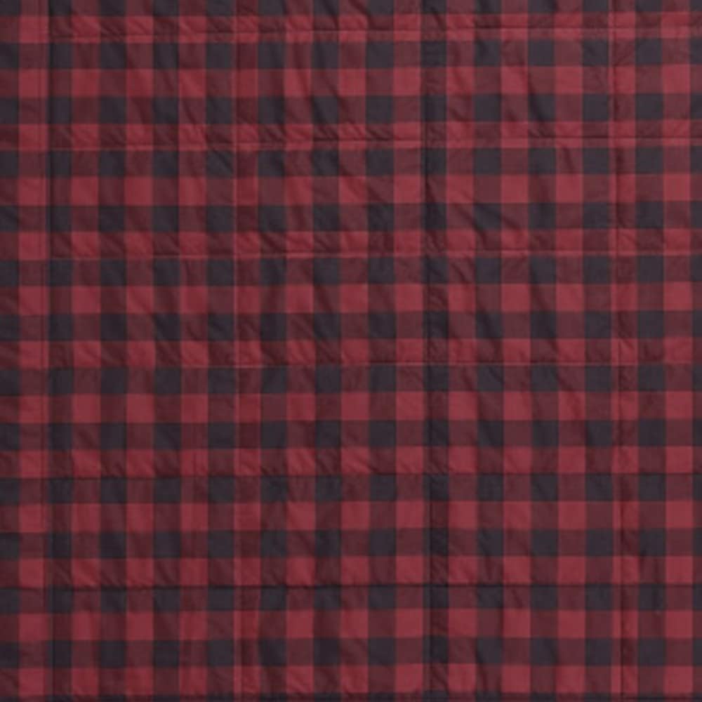 Eddie Bauer – Manta Queen, ropa de cama reversible ligera, decoración del hogar a cuadros de búfalo para todas las estaciones (rojonegro, Queen)