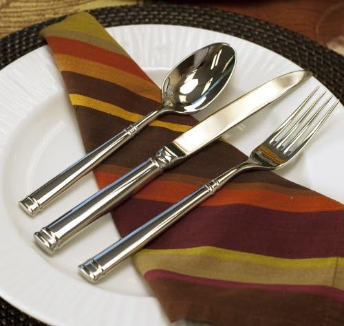 Fortessa Bistro 1810 – Tenedores de acero inoxidable (12 unidades)