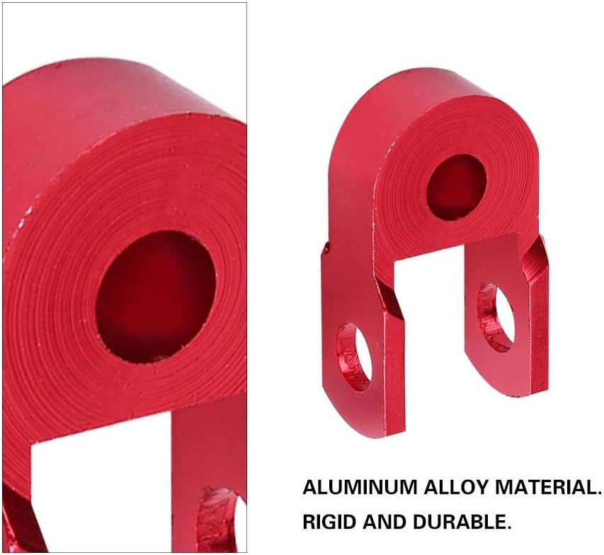 Elevador de choque de motocicleta, 2 piezas universales de amortiguadores traseros para motocicleta, extensión de altura vertical (con tornillo)