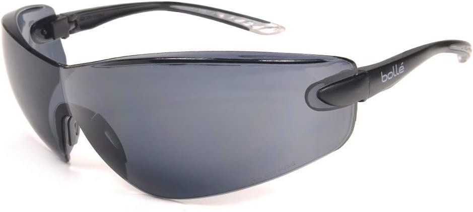 Bolle Safety 253-CB-40038 Cobra – Gafas de seguridad con montura sin montura y lente antiniebla de humo