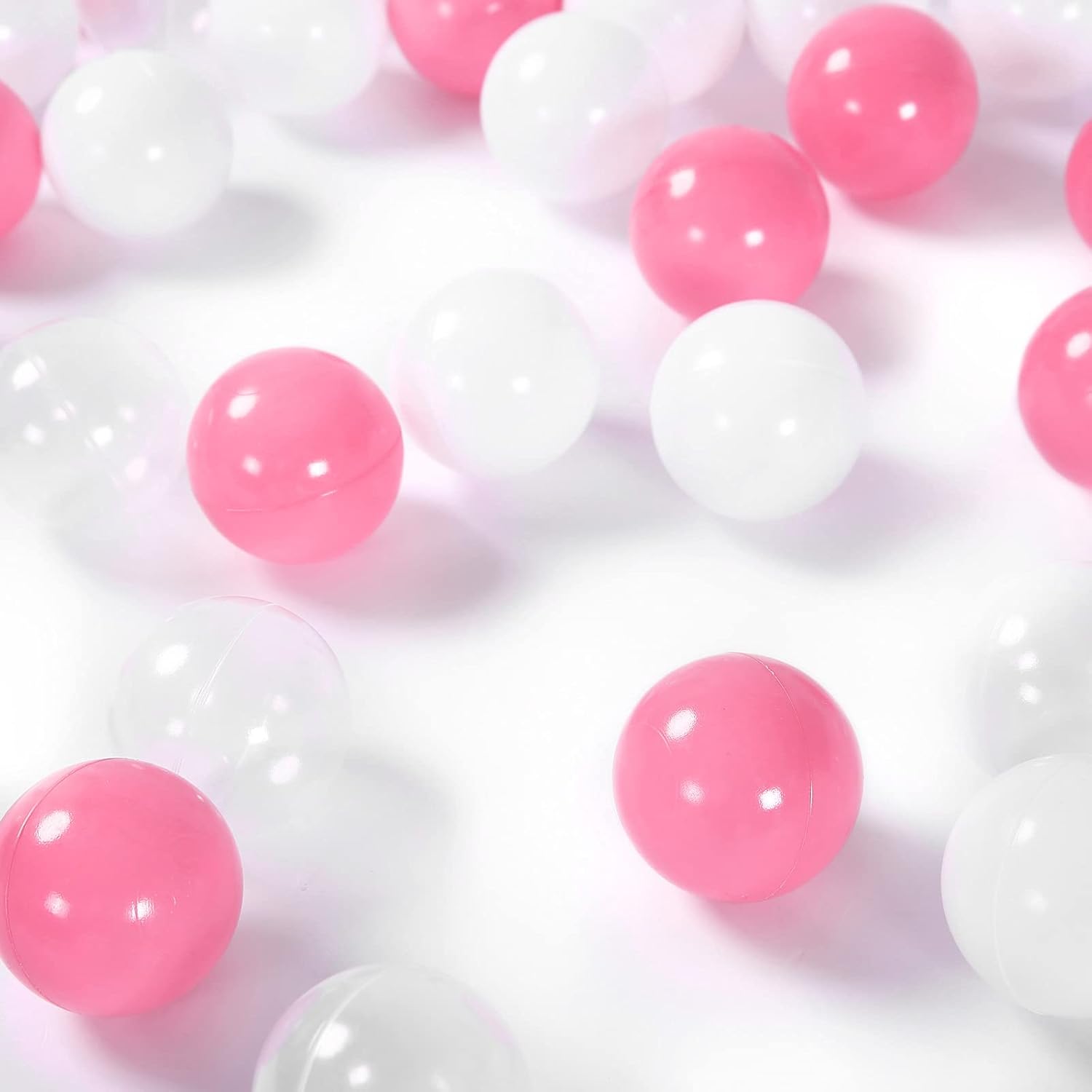 STARBOLO Pelotas para hogueras  Paquete de 100 bolas de plástico para hogueras de pelotas, bolas suaves sin BPA no tóxicas para niños de 1 a 3 años