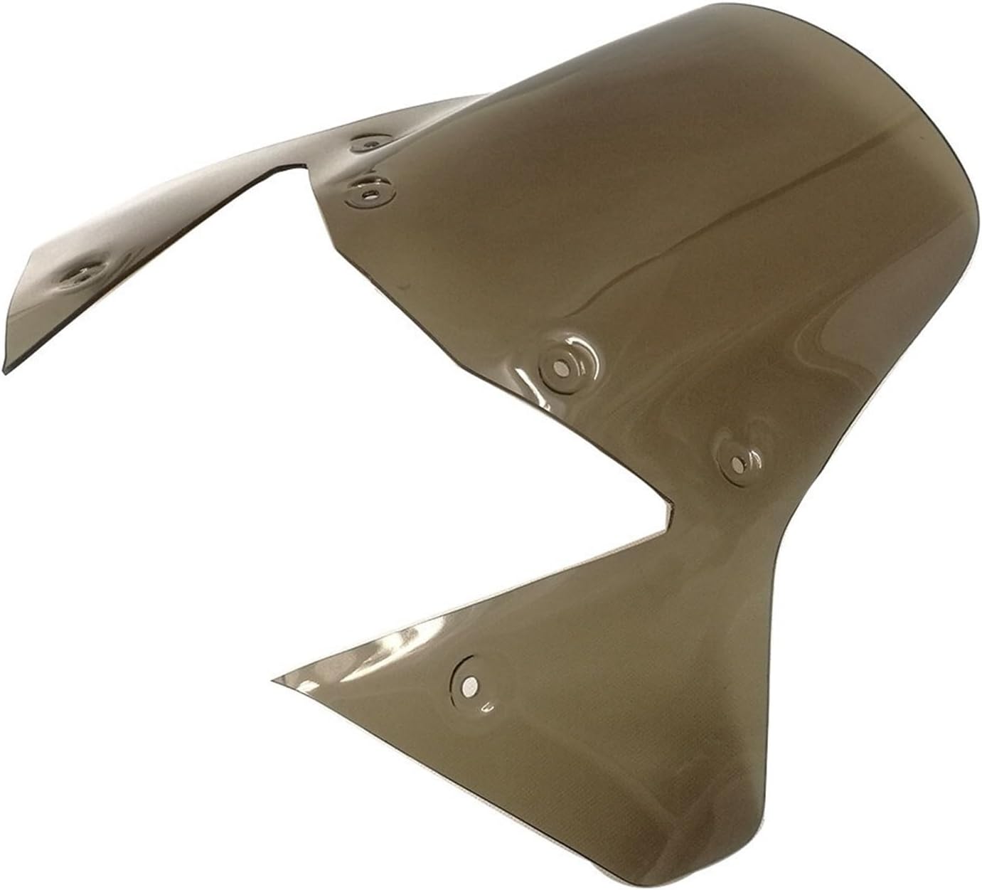 Deflector de viento de motocicleta XT660 XT660Z parabrisas de motocicleta ABS plástico parabrisas delantero deflectores de vidrio transparentemarrón