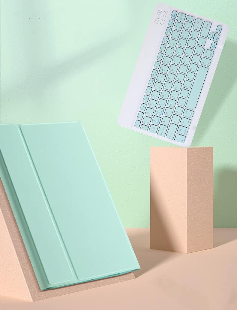 Teclado a color para Galaxy Tab S6 Lite de 10.4 pulgadas modelo 2020 SM-P610P615 funda de teclado bonita funda desmontable inalámbrica Bluetooth