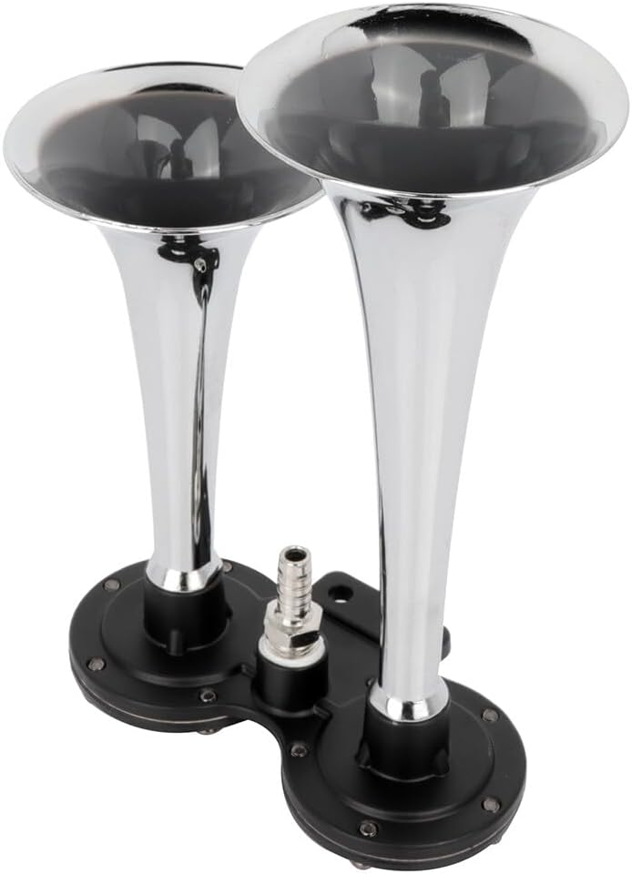Kit de bocina de aire eléctrica de 150 dB con compresor de aire, trompeta doble, bocina de tren, bocina de aire para automóvil, 12 V, para camiones,