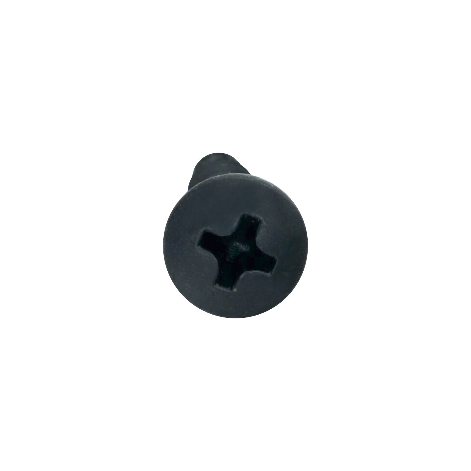 Paquete de 100 tornillos Rok Hardware #10 x 1 pulgada de rosca gruesa profunda, tornillos de cabeza de cacerola de fosfato negro, madera MDF