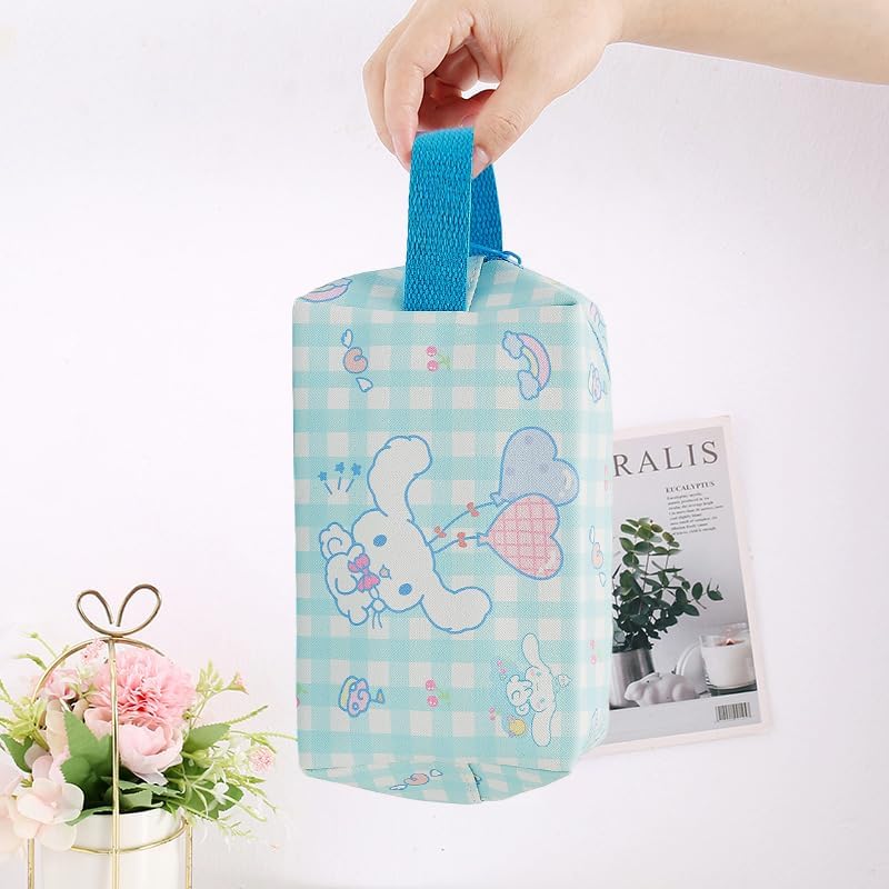 Bonita bolsa de aseo de viaje para mujeres y niñas, kit de Dopp colgante de gran capacidad, bolsa de cosméticos resistente al agua, bolsa de