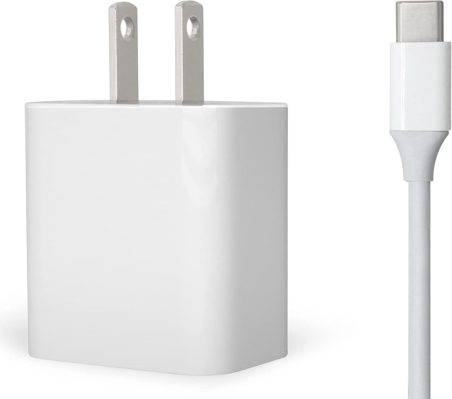 Cargador rápido USB-C de 30 W y cable compatible con productos Samsung, teléfonos Samsung, tabletas y otros dispositivos USB-C, color blanco (6