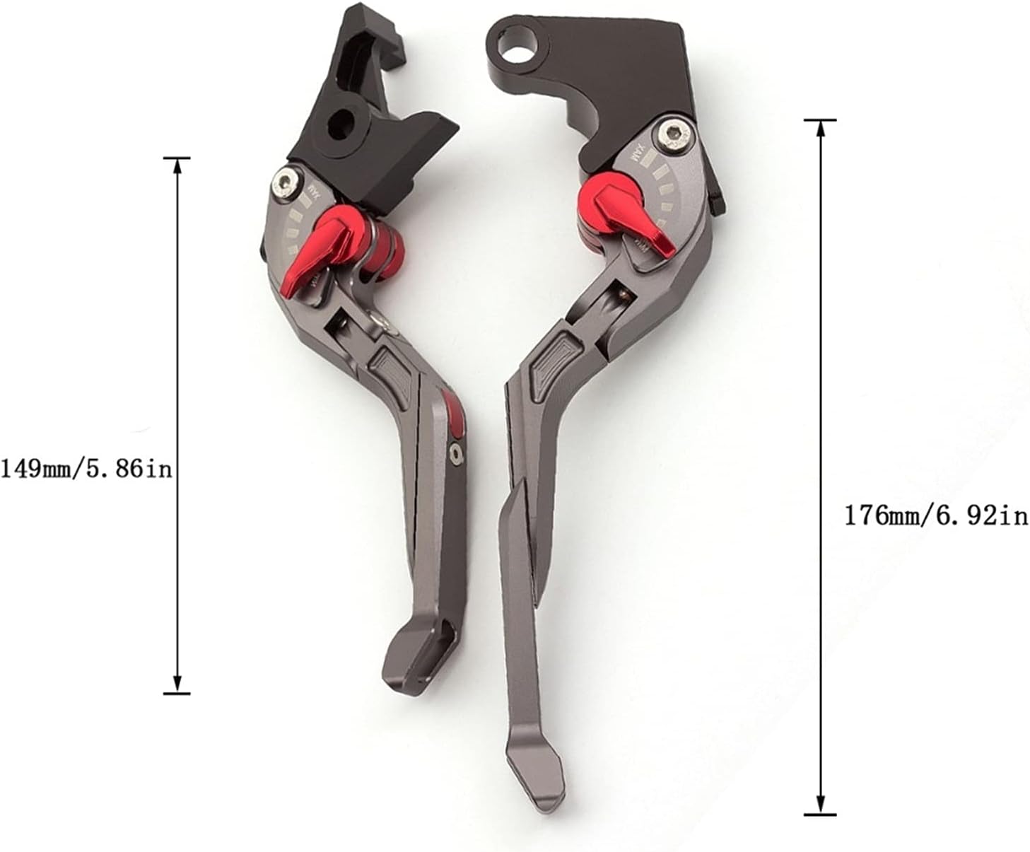 Palanca de embrague de motocicleta CNC 3D Rhombus Palancas de embrague de freno extensible plegable para Yamaha MT03 MT 03 2005-2011 2006 2007 2008