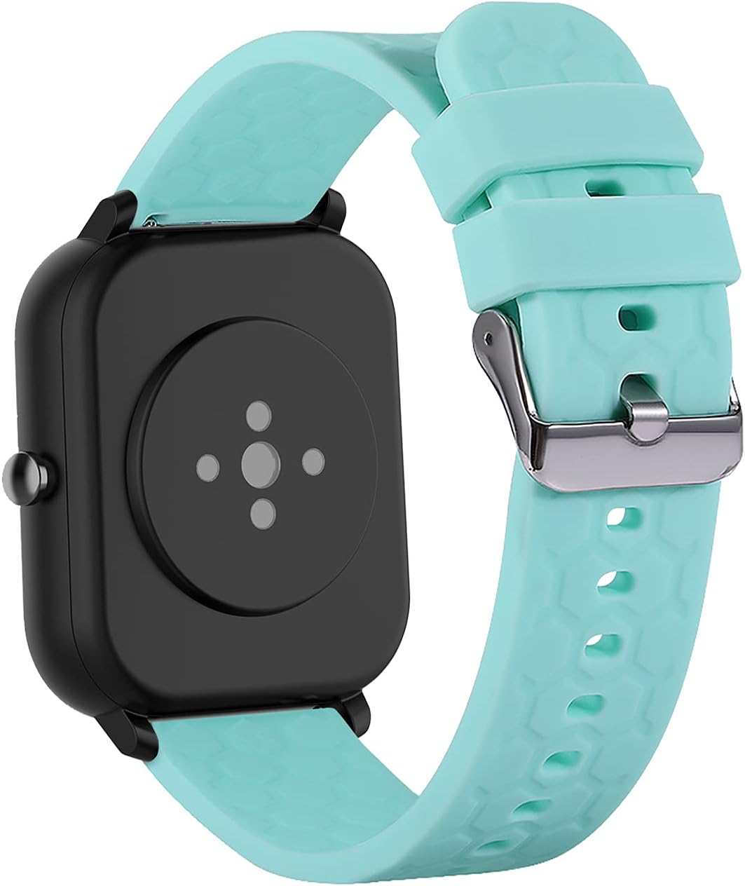Paquete de 6 correas de repuesto compatibles con GloryFit Fitness Watch P22 P32E P36 correas ajustables de silicona suave impermeable pulsera