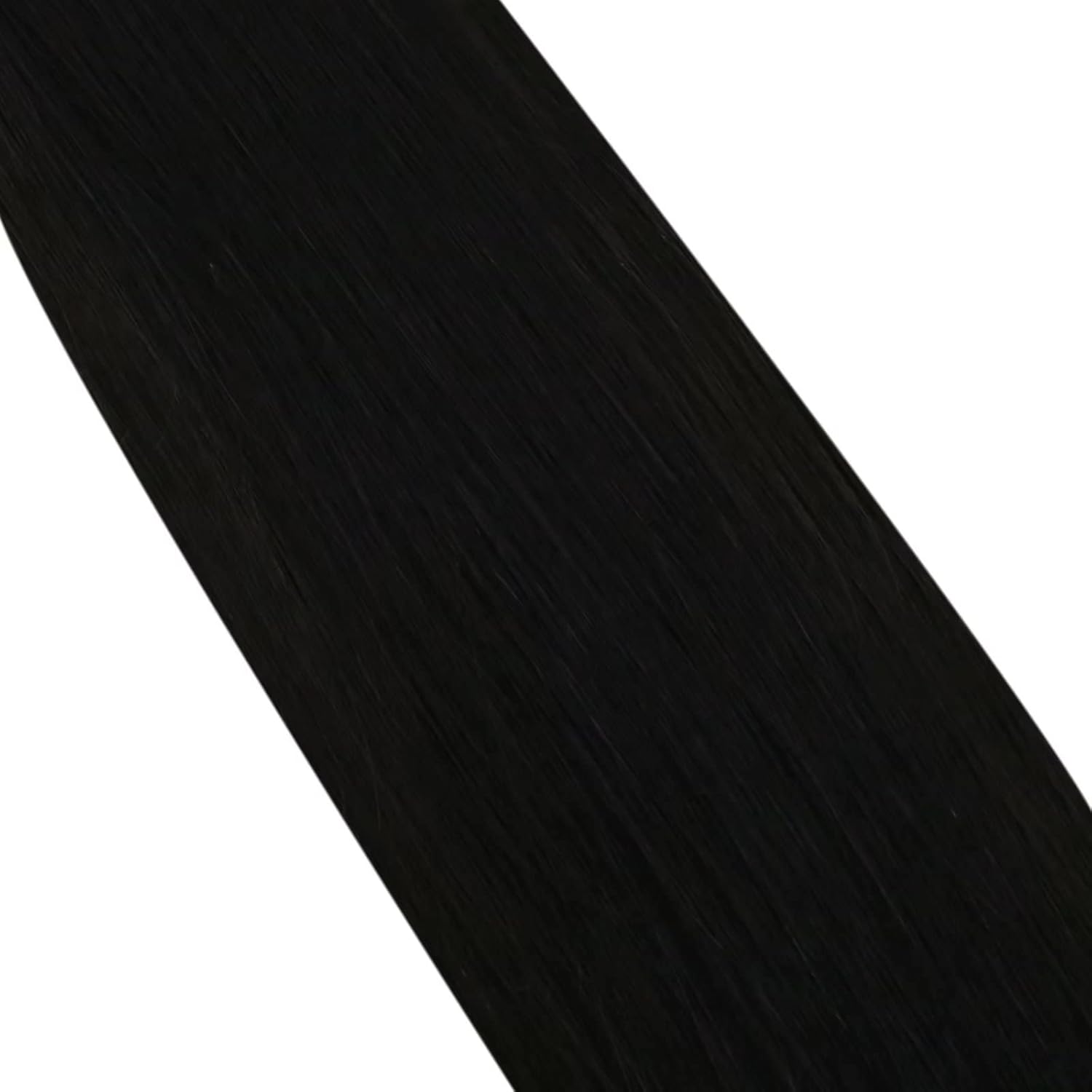 Moresoo – Extensiones de cabello humano con cinta adhesiva de 100 g 40pcs. Remy, recto, color puro, sin costuras, extensiones de pelo., 20 pulgadas,