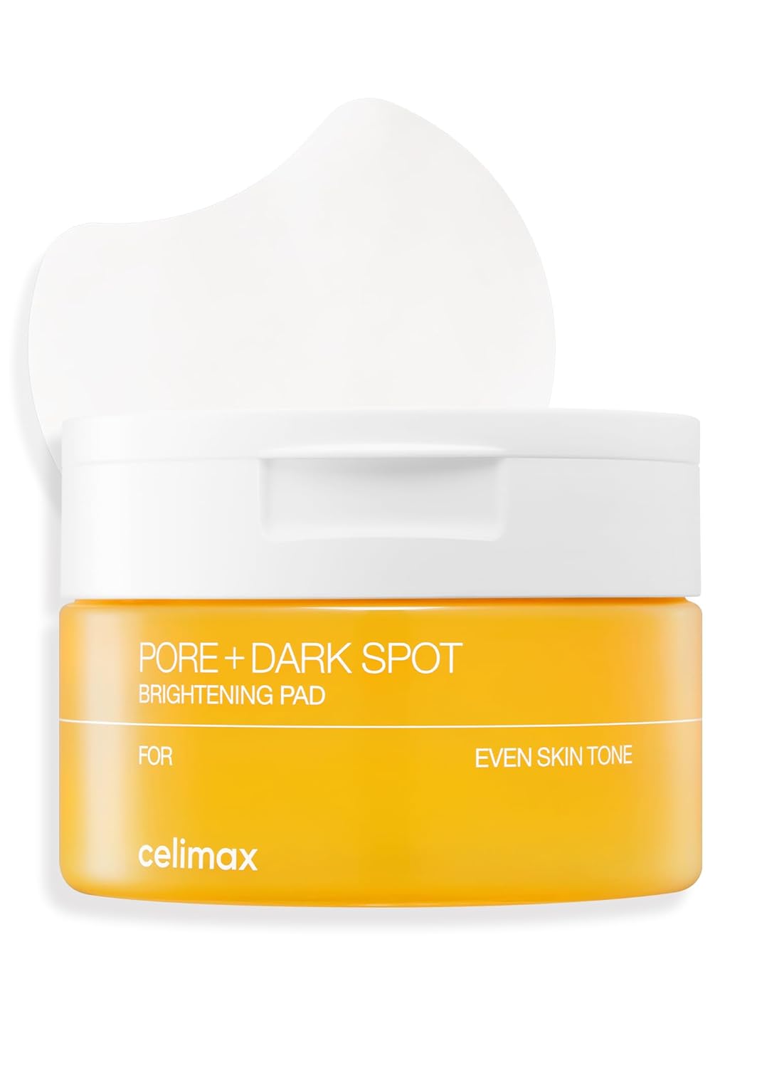 celimax Ji.Woo.Gae Pore+Dark Spot Brightening Pad  Almohadillas exfoliantes para poros dilatados, con ácido hialurónico, minimizador de poros, no