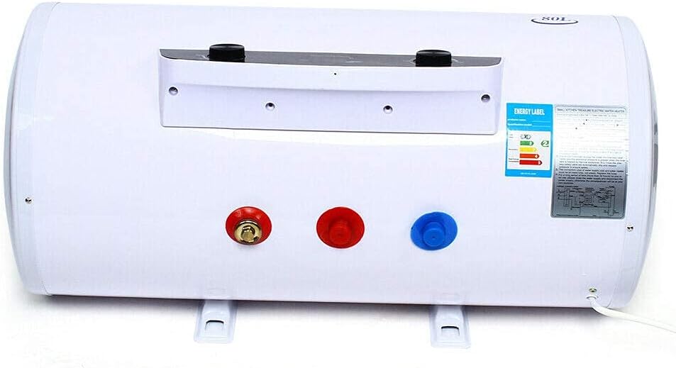 Calentador de agua caliente de tanque eléctrico, 50L80L100L120L, 110V, 2000W, 86.0-167.0 F IPX4, calentador de agua de ducha con enchufe a prueba de